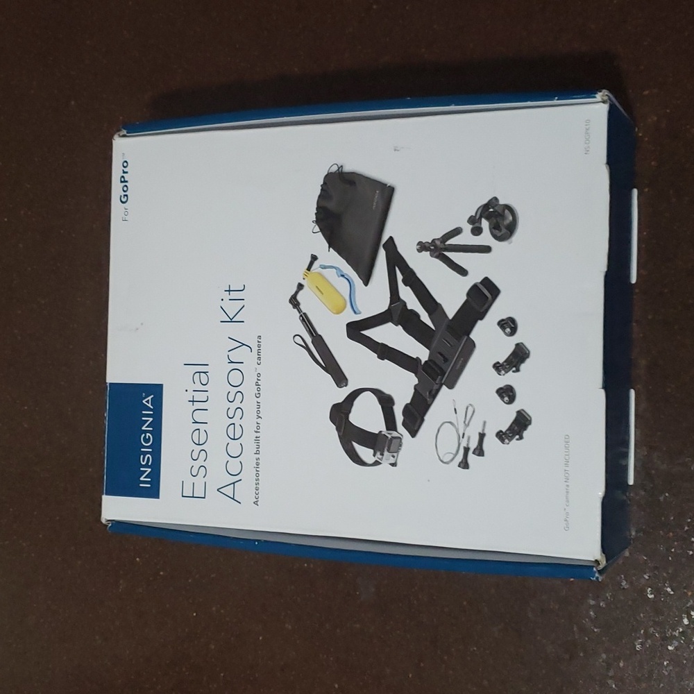 Insignia Accessory Kit built for GoPro Canera.  New in Box